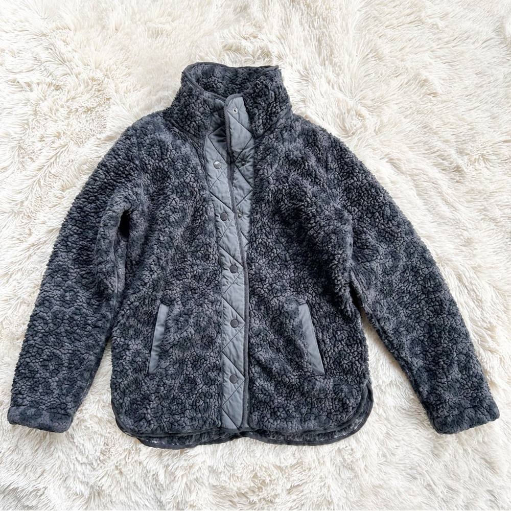 Leopard Sherpa Jacket